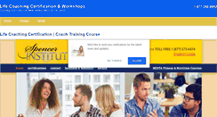 Desktop Screenshot of lifecoachingcertification.com